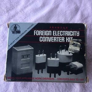 Foreign electricity converter kit